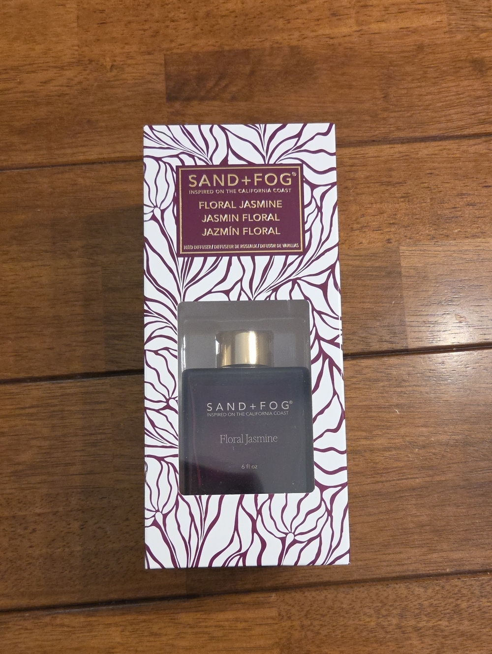 Floral Jasmine Reed Diffuser - Plum Bottle 6 Fl Oz